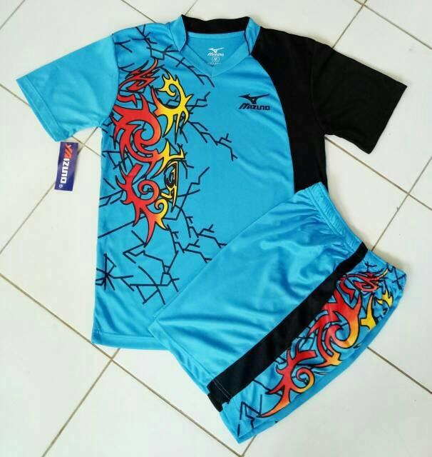Kaos Setelan Volly Mizuno / Jersey Futsal / Kostum Bola / Baju Voli - uw9I8q