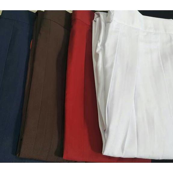 PROMO SALE ROK PAJANG REMPEL SERAGAM SD/SMP/SMA PINGGANG KARET NO 34.35.36. FZ001XO
