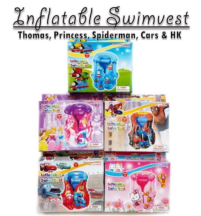 Rompi Pelampung Renang Anak Inflatable swim vest Aneka Motif KARAKTER - DSY5Xo