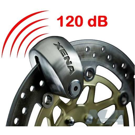 XENA XX6 Stainless Steel (Disk Lock Alarm - Gembok Cakram Alarm Motor) P6