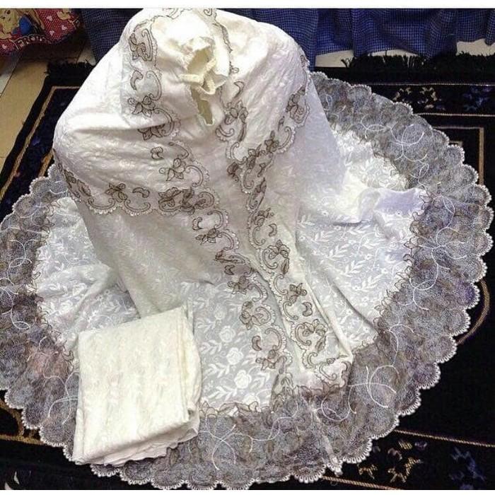 MUKENA ARTIS KATUN PARIS KD ORGANDI - MUQEENA