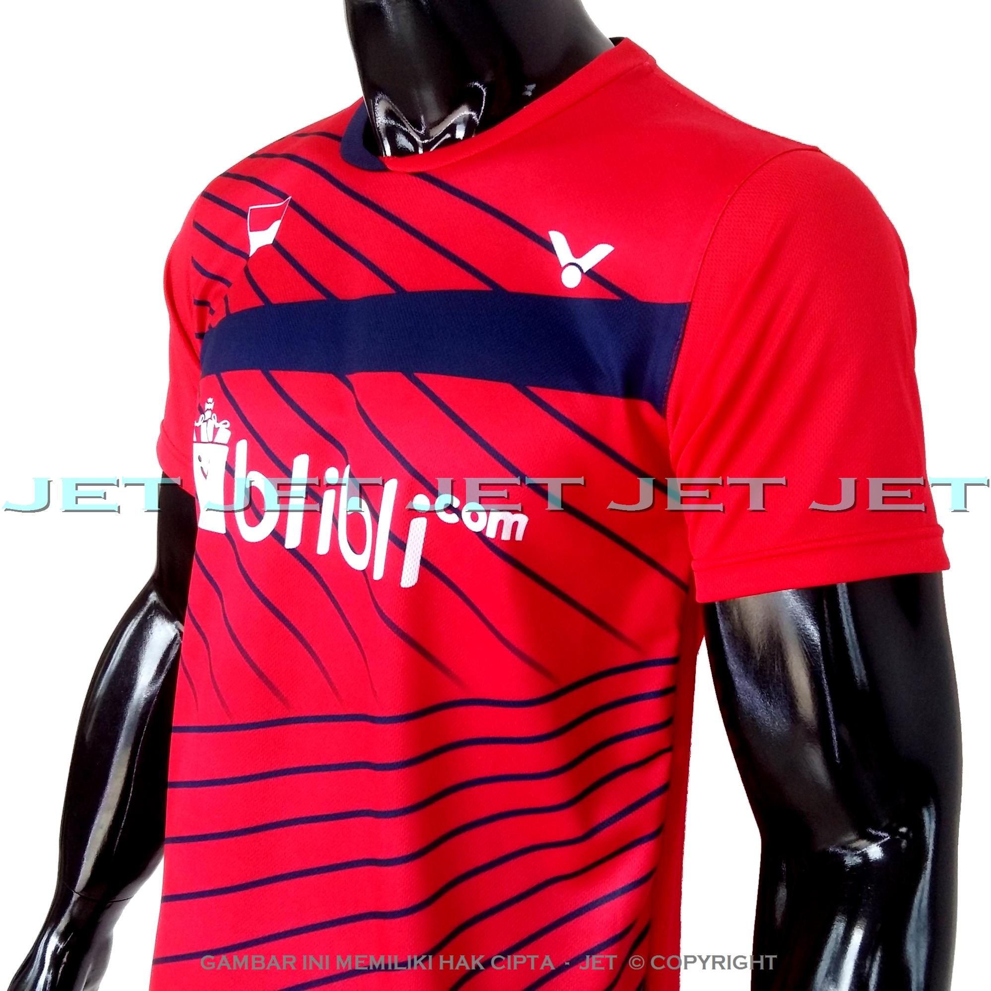 JET SPORTS – Kaos Olahraga M L XL Dri Fit Sport Pakaian Olah Raga Badminton Replica Baju Futsal Voli Sepak Bola Tennis Running Sepeda Bulutangkis Training T-Shirt Murah Bagus Keren All Fashion Jersey Atasan Pria Wanita Cowo Cewe Raket Bulu Indonesia