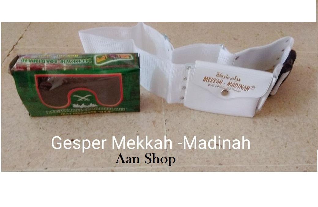 GESPER HAJI gesper mekah madinah ikat pinggang laki - laki perlengkapan haji dan umroh sabuk haji