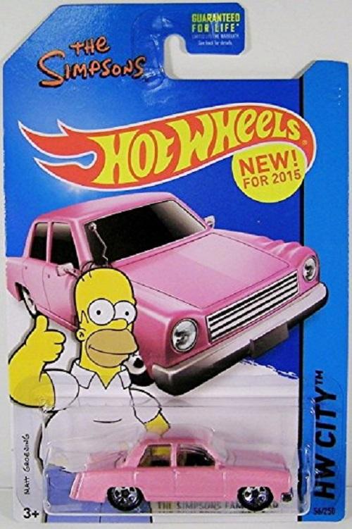 Hot Wheels The Simpson Family Cars