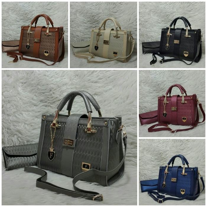 Tas wanita Furla office set pouch super