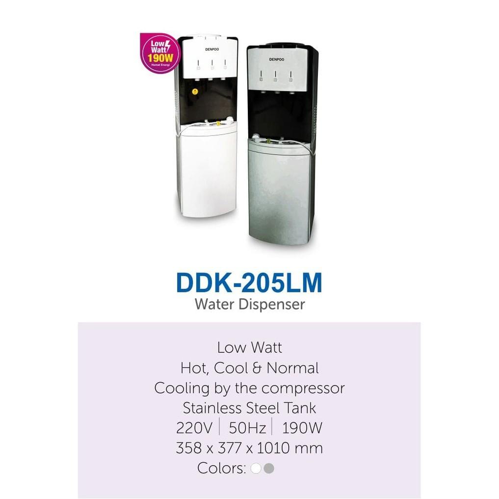 Dispenser Denpoo Ddk-205Lm Kompresor Low Watt - Fic0ol