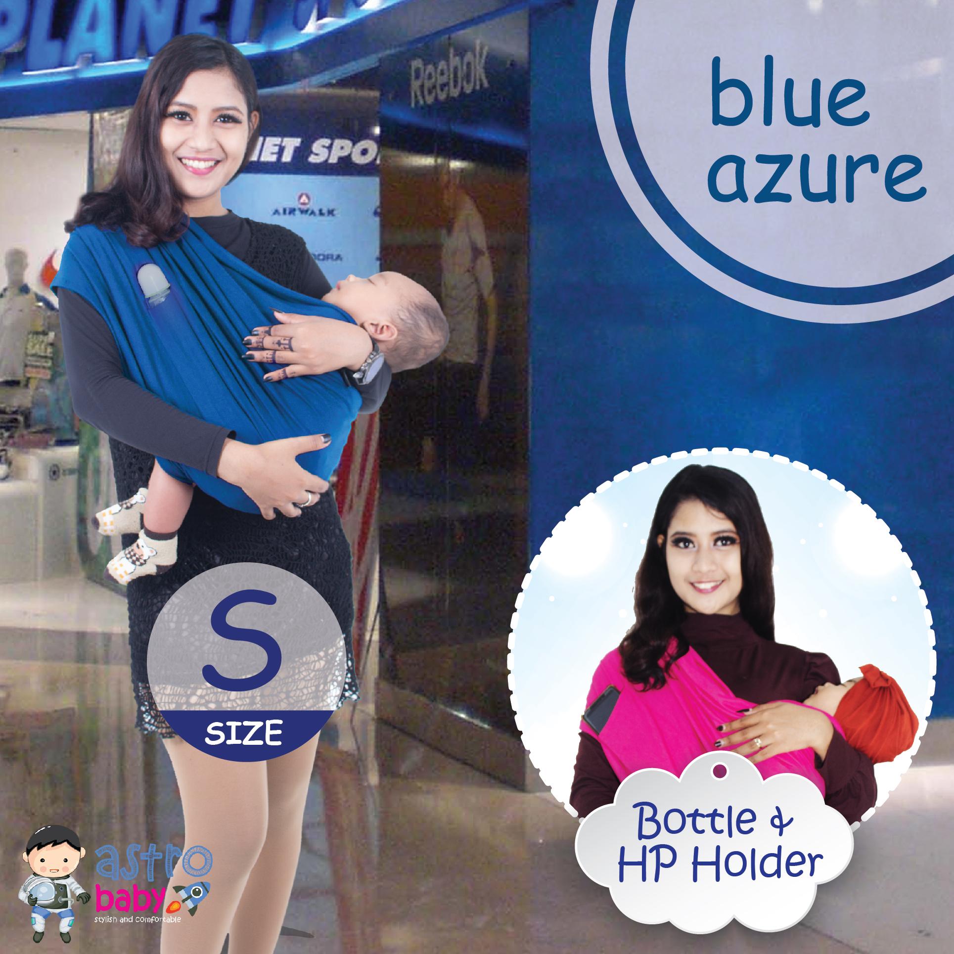 ASTRO BABY - GEOS SAKU - Gendongan Bayi Kaos Gendongan Anak Gendongan Baby - BLUE AZURE UKURAN S Kualitas PREMIUM – “Langsung Pabrik Reseller Welcome” HARGA GROSIR ada di DESKRIPSI