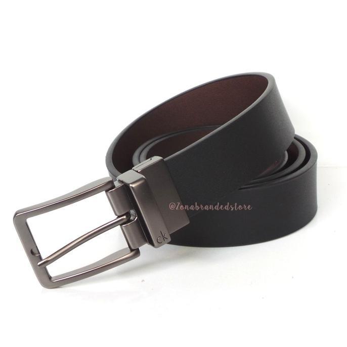 Ikat Pinggang Kulit Pria Branded Calvin Klein - Ck912 - Zqkqrq