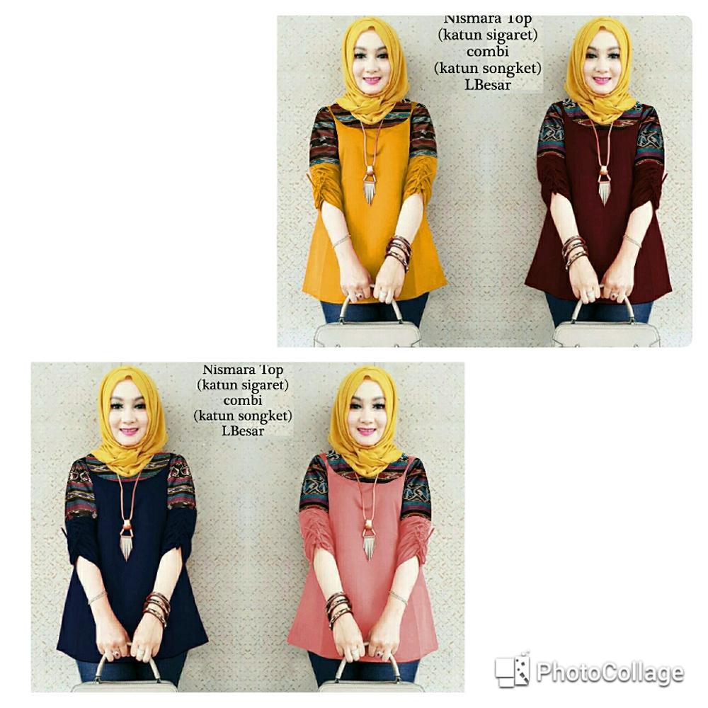 Cn 59125 Nismara Top Tunik Kemeja Songket Etnik Batik Imut Kunyit Hitam Simple Elegan Xl Pasangan Pria Wanita Cp Cantik Style Modis Murah Baju Cewe Blouse Hem Korea Busana Muslim Pesta Gamis Syari Maxi Gaun Kondangan Dress Baju Model Terbaru Cantik