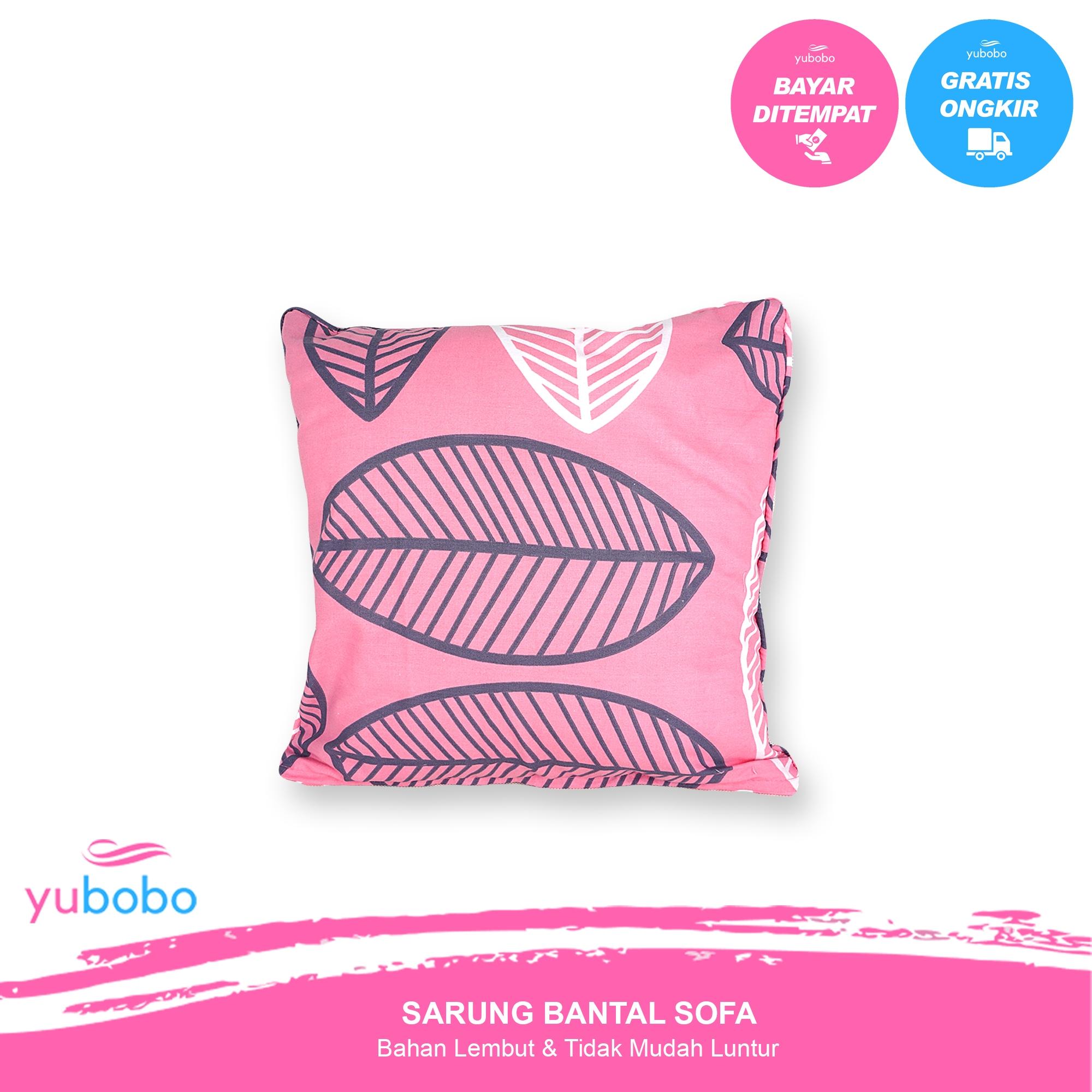 Yubobo - Sarung Bantal Sofa / Kursi Tamu Promo (Hanya Sarung) Bahan Katun Jepang