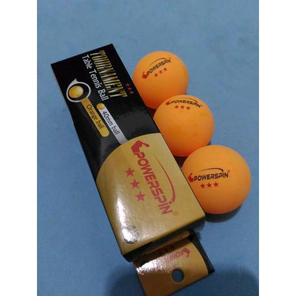PROMO Bola Pimpong Tenis Meja POWER SPIN Bintang 3 Star ORIGINAL MURAH