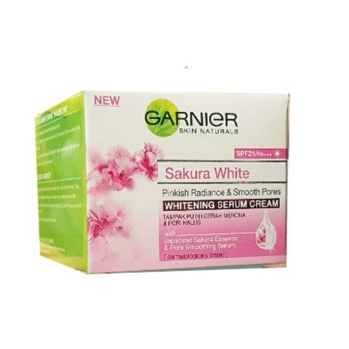 Garnier Sakura White Serum Day Cream SPF21 18ml