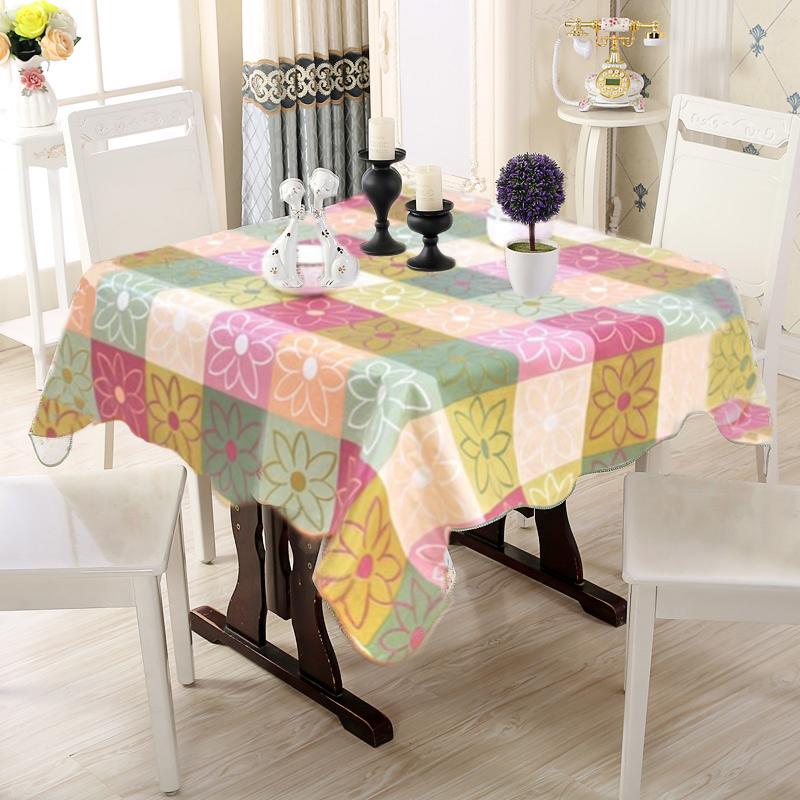 HW Taplak Meja Anti Air Peva Motif Bunga Kotak / Square Persegi 152 x 152cm HW Taplak Meja Anti Air Peva Motif Bunga Kotak / Square Persegi 152 x 152cm