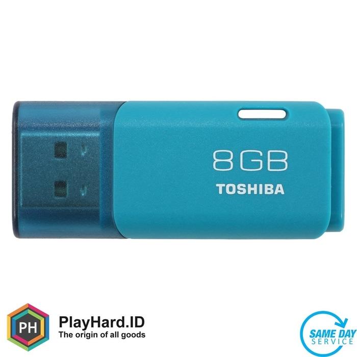 Toshiba Hayabusa USB Flash Drive 8GB - THN-U202W0080 - Light Blue