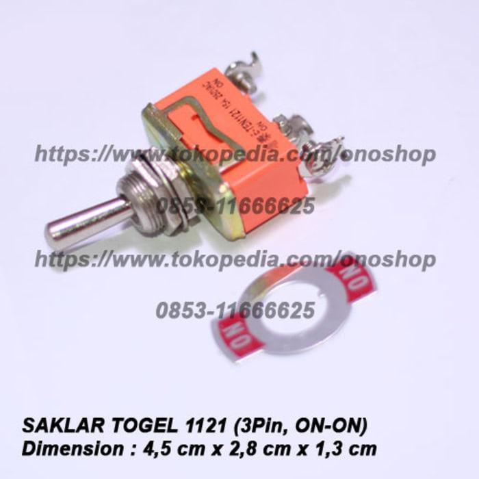 Saklar Togel 1121 (3 Pin ON-ON)