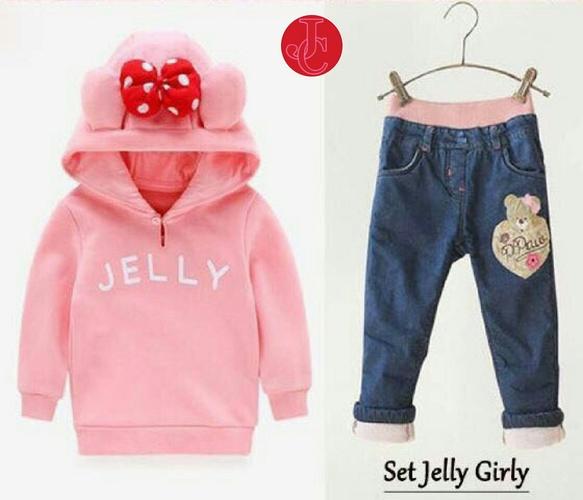 Milea Secret's - Kid Joy Girly - Stelan Baju Anak