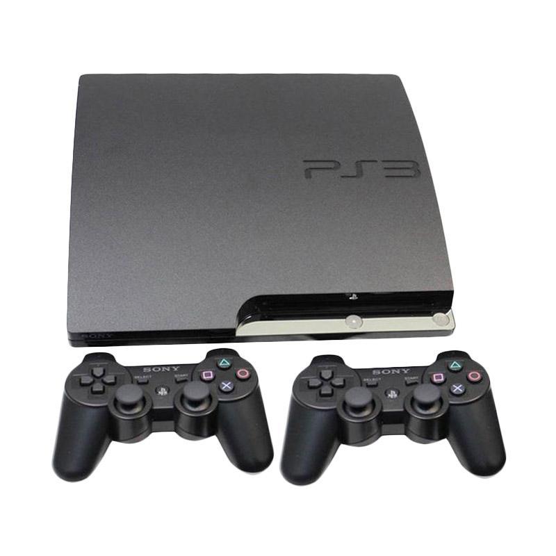 PS3 slim CFW/Multimen 4.82 support Hardisk external( 500GB )+ 2 Stick Wireless Game Console
