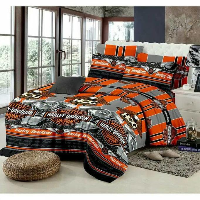 BEDCOVER SET FATA HARLEY DAVIDSON NEW SERIES 180X200 - JDOAIHTG
