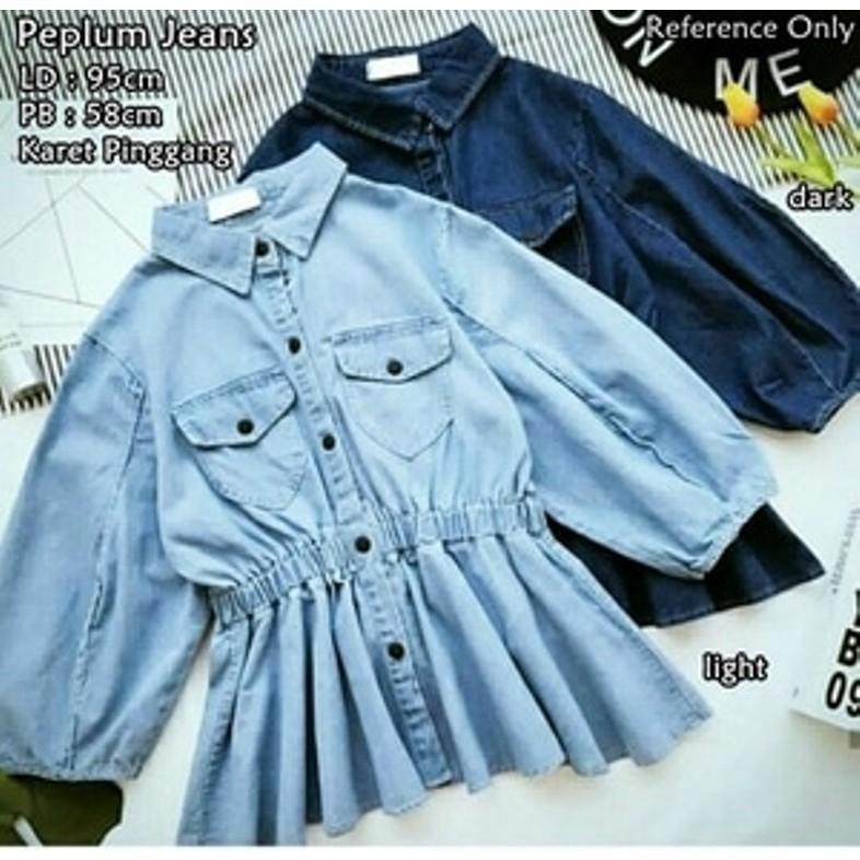 Peplum Jeans