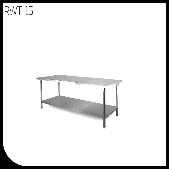 meja dapur/worktable stainless steel Mutu RWT-15