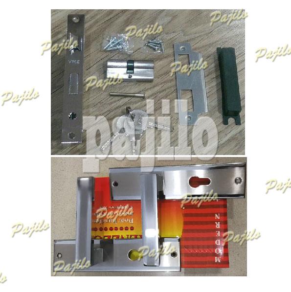 VRZ - KUNCI PINTU RUMAH BODY KUNCI PELOR ISI KUNCI PINTU KUNINGAN TARIK PELLOR Gagang Kunci Misah Tarikan Pintu Pisah Pegangan Pull Handle Pintu Stainlees Stainles Silver Besi Minimalis Hendle Pintu Body Bodi Kunci Pelor Classic Klasik Modern KONCI BODY