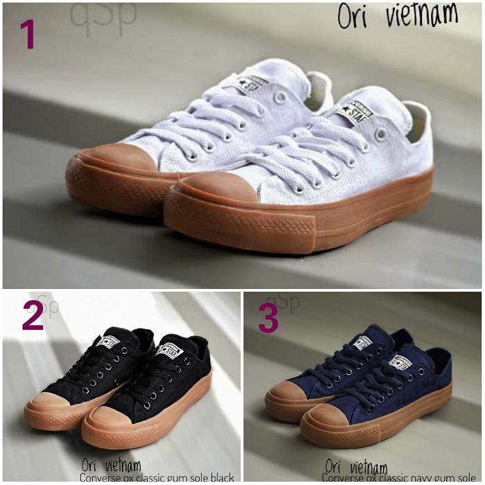 Promo Sepatu Pria / Wanita Converse Low Chuck Taylor II Sol Gum Sneakers Fashion