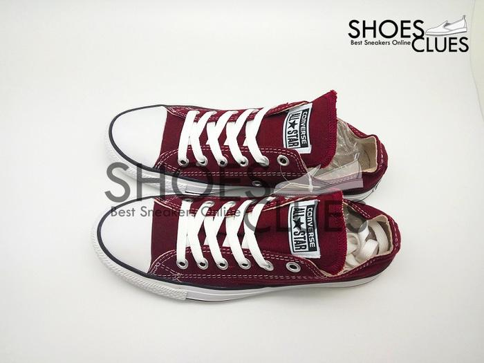 Sepatu Converse All Star LOW MAROON REAL PIC High Quality Harga Grosir