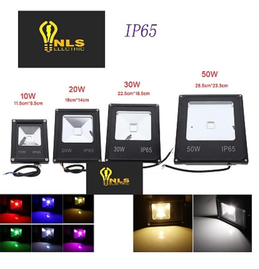 Lampu LED SOROT 20W Flood Light Lampu tembak RGB warna warni 20 watt