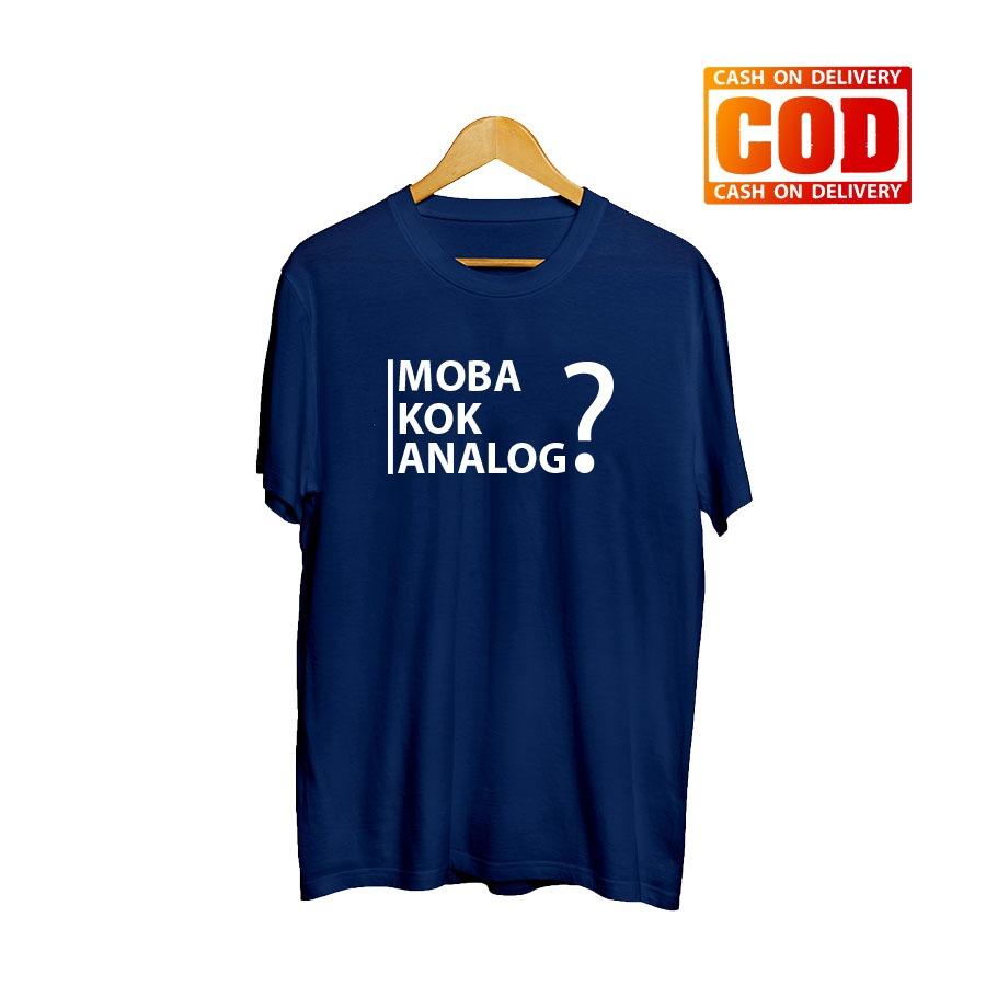 Kaos Premium KaosAjalah KAP / Baju Distro / Tshirt Casual Pria Wanita / Fashion Atasan / Kaos Game Mobile Legend Dota2 AOV / MOBA KOK ANALOLG