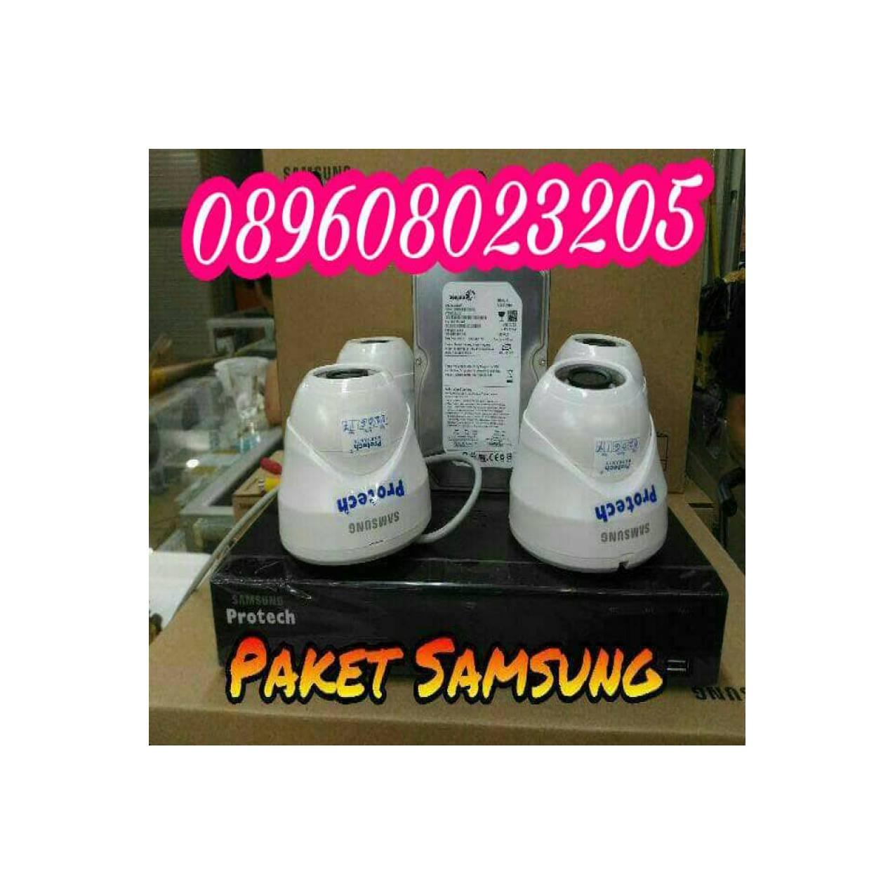 TERBARU PAKET DVR SAMSUNG 4 CH 4 CAMERA SAMSUNG 2 MP FULL HD 1080P