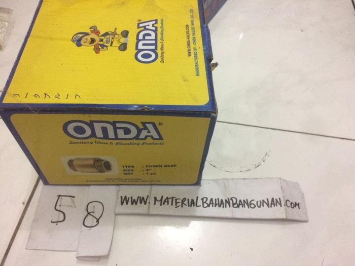 Tusen Klep 3 Inch Onda Tusen Klem Onda 7.5 cm Tusen Klep Besi JAPAN Penyambung Pipa Paralon Pompa Mesin