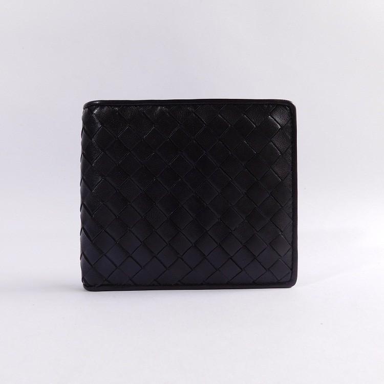 DOMPET KULIT PRIA TIDUR IMPORT BRANDED BOTTEGA VENETA A1730 BLACK