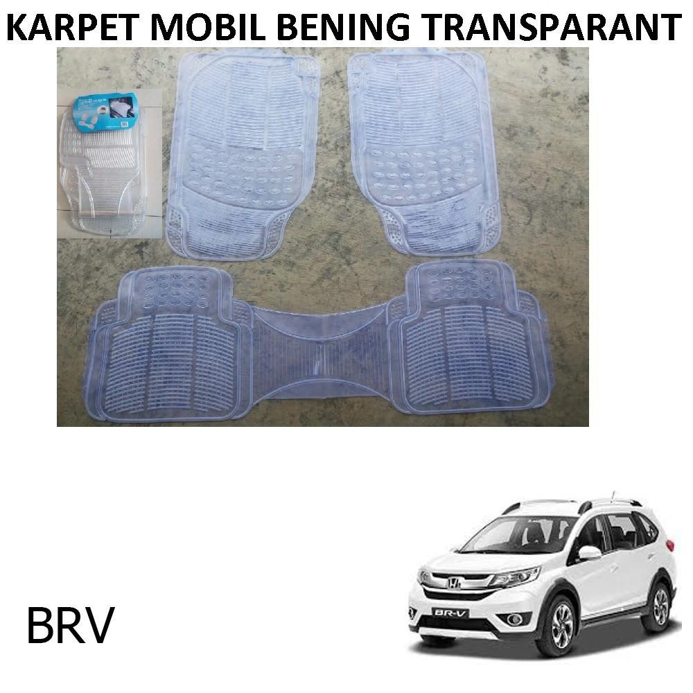 Karpet Mobil BRV / Car Carpet / Floor Mats Universal Warna Bening Transparant