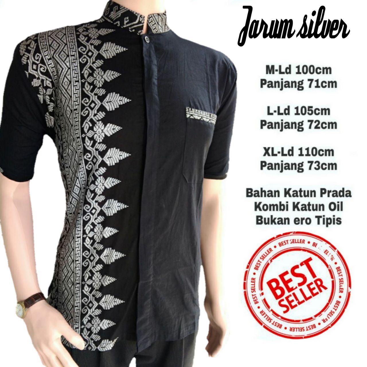 Hem Batik Koko Muslim