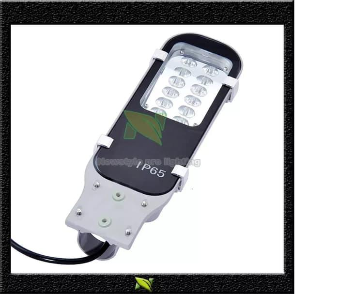 lampu jalan led 12w kap pju street light 12 watt putih / warm