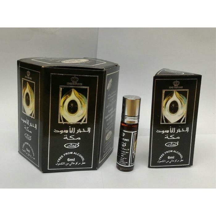 PROMO TERBATAS!!! Parfum Hajar Aswad 6pcs / Minyak Wangi Al Raehan Hajar Aswad Terbaik Murah Ori