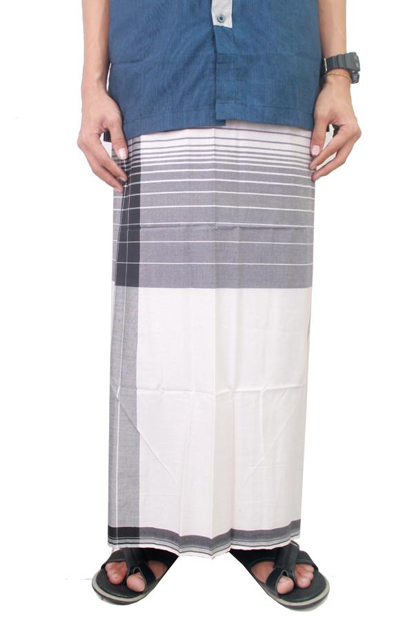 Sarung Buat Sholat Yang Bagus Katun Hitam Putih – SRG 79