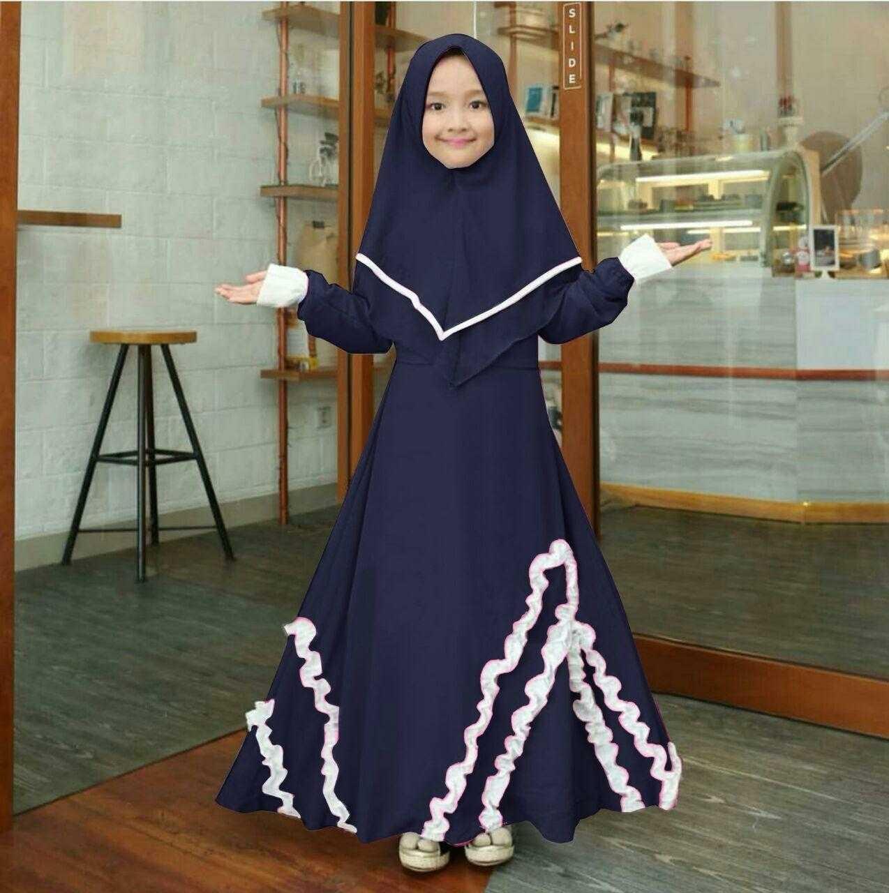 BAJU GAMIS ANAK MUSLIMAH SYARI NOURA