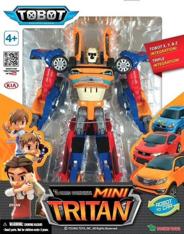 Tobot Tritan XYZ 3 Cars Combine