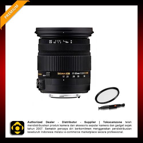 Sigma Lensa For Canon 17-50mm F/2.8 EX DC OS HSM - Hitam