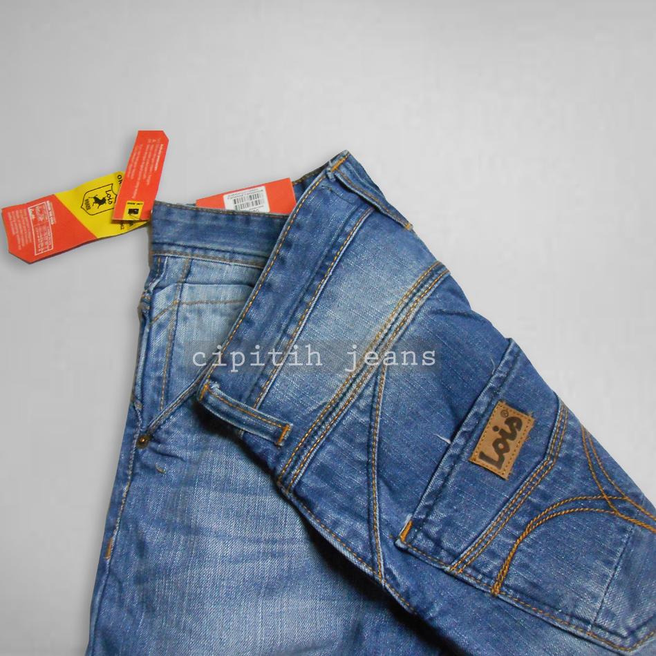 Celana Jeans Pria - Lois Slimfit -Blue Washes