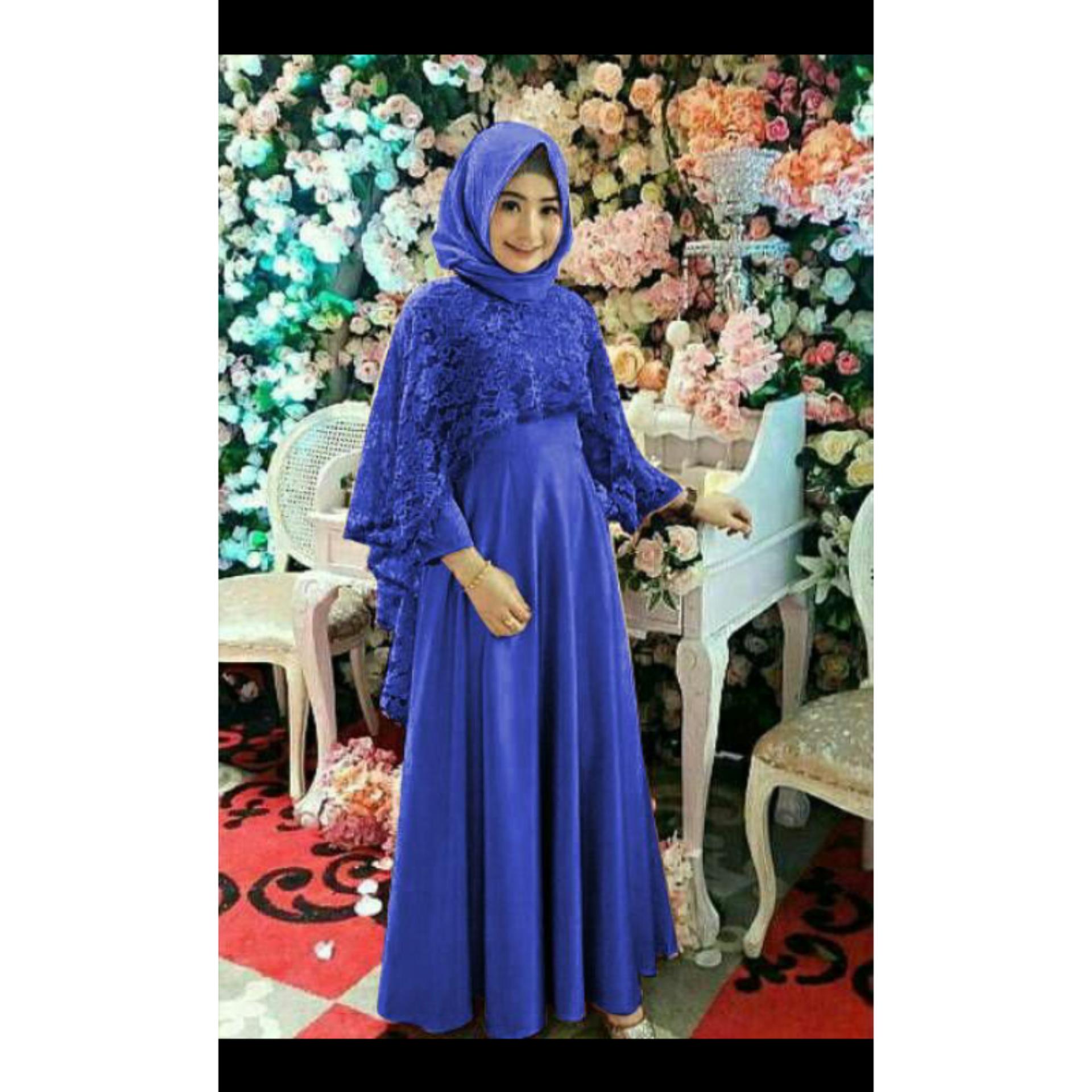Angelin_fashion/gamis muslim wanita maxi wanita
