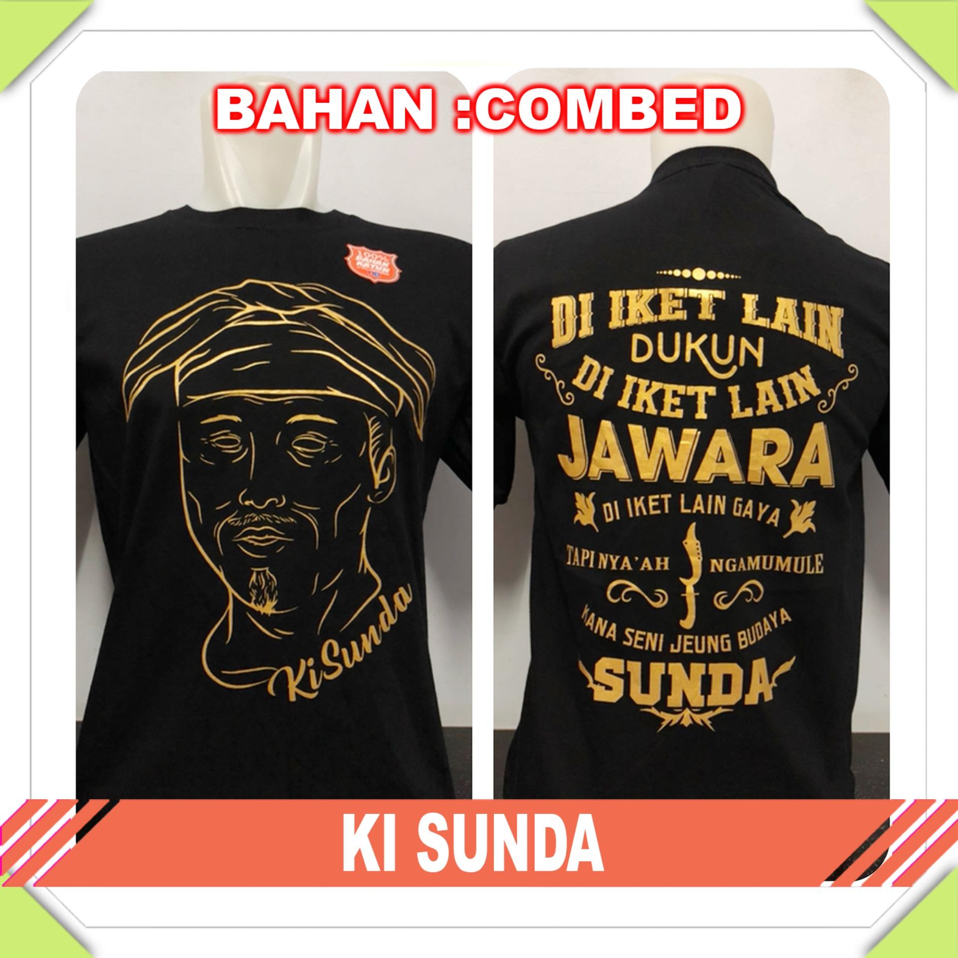 Gracestore - Kaos T-shirt Distro Premium Ki Sunda - Hitam