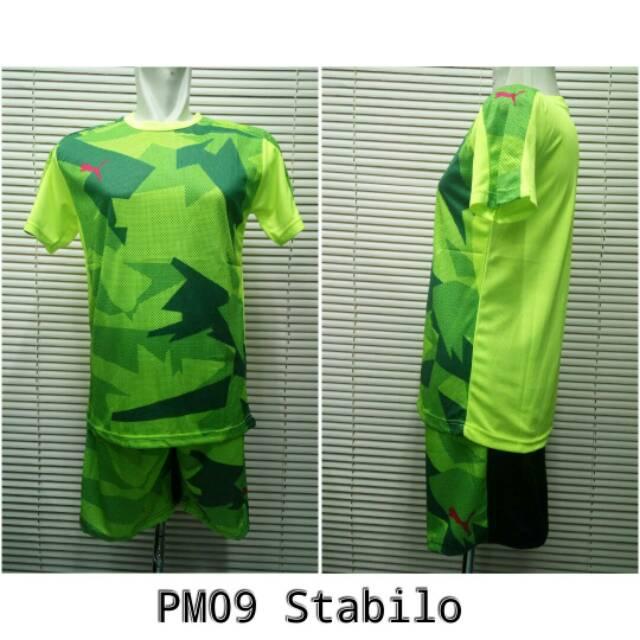 Kaos Setelan Baju Olahraga Jersey Futsal / Sepak Bola Puma PM09 Printing