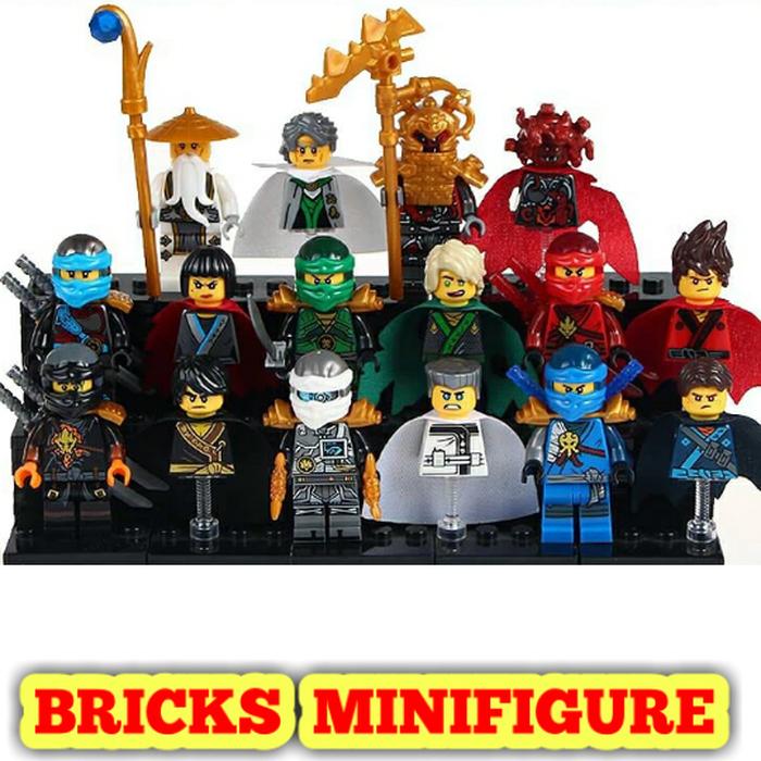 BEST SELLER!!! LEGO MINIFIGURE NINJA NINJAGO 609 BRICKS Minifigures Pogo XINH decool - NI8JiB