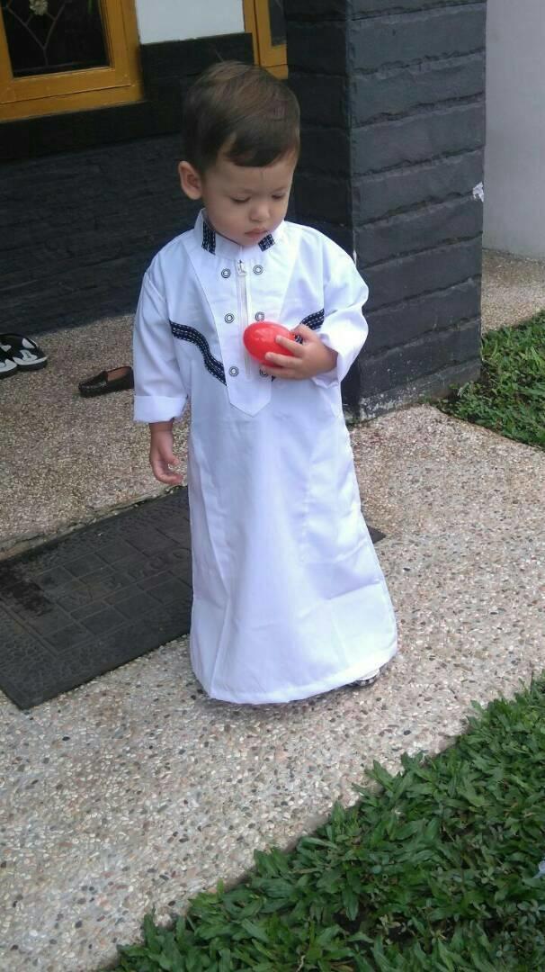 Baju Muslim Murah Koko Gamis Anak Laki Putih Dan Hitam 1sd12 Tahun