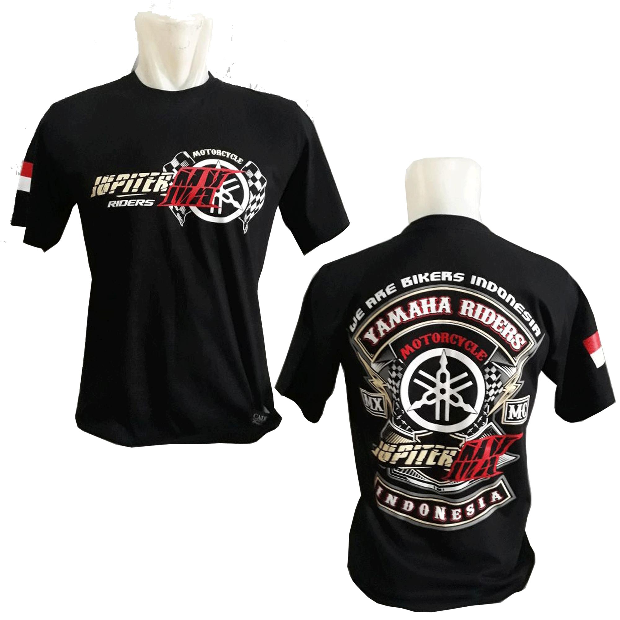 Kaos Jupiter MX Baju Distro Bikers Yamaha Motor MX006 Fashion Pria BONUS Stiker CADEL Bandung