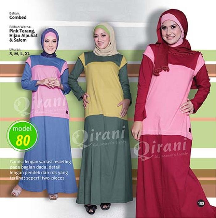 GAMI QIRANI 80/ GAMIS PREMIUM/ BUSANA MULIM WANITA