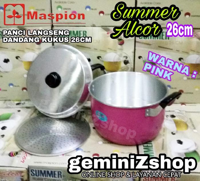 PANCI LANGSENG/DANDANG ALCOR SUMMER MASPION 26CM PINK