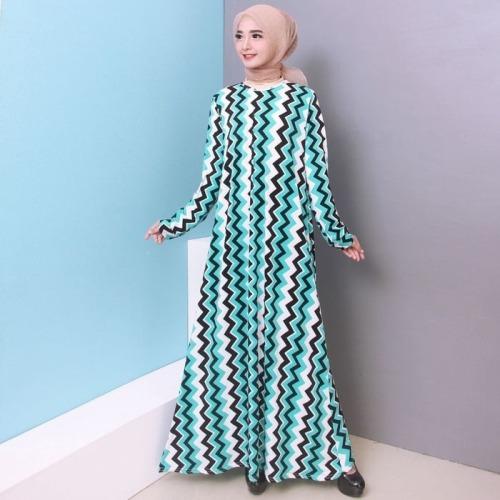 Baju Gamis Jumbo 4L Bahan Jersey Korea 6730